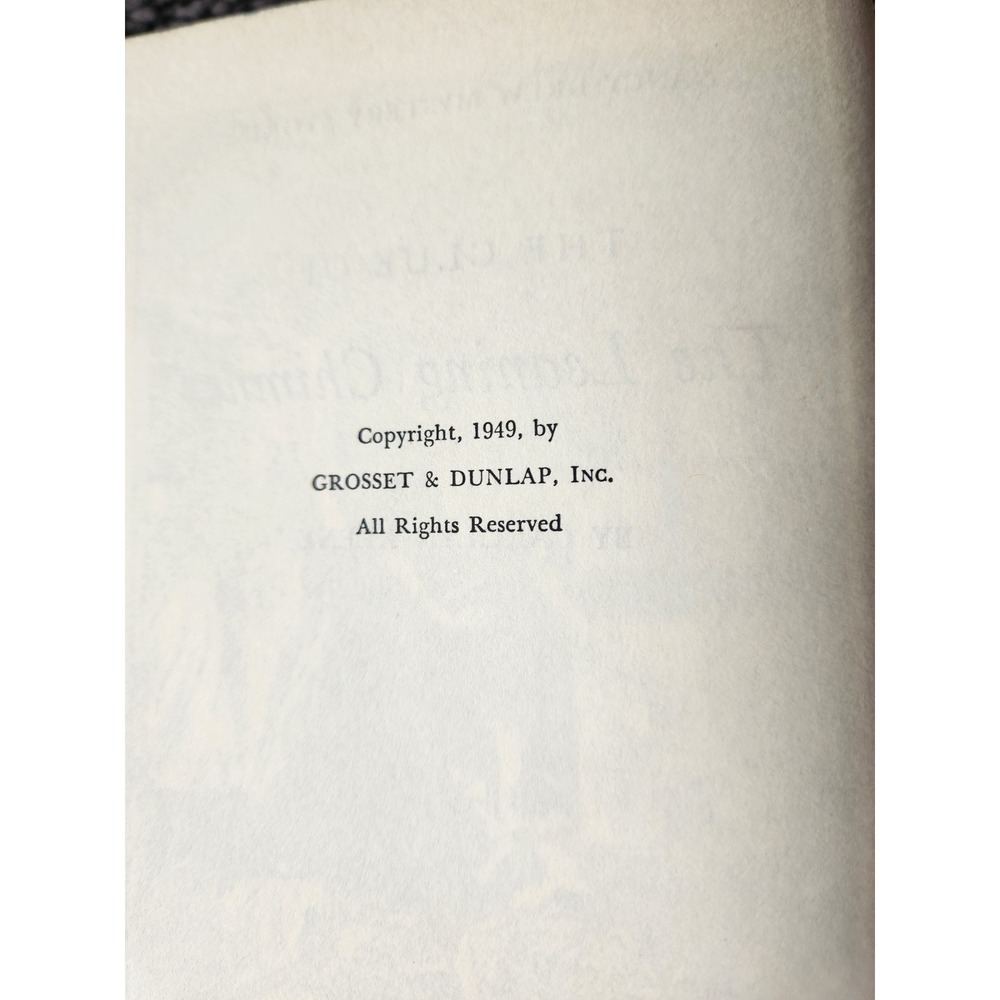 Nancy‎ Drew The Clue of the Leaning Chimney Carolyn Keene Grosset & Dunlap 9526 - Picture 9 of 16